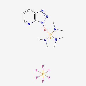 Chemical structure of 7-Azabenzotriazol-1-yloxytris(dimethylamino)phosphonium hexafluorophosphate