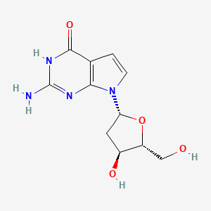 Chemical structure of 7-Deaza-2'-dG