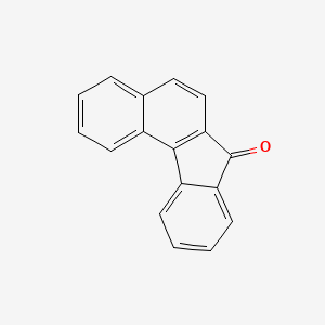 Chemical structure of 7H-Benzo[c]fluoren-7-one