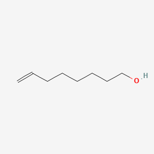 Chemical structure of 7-Octen-1-ol