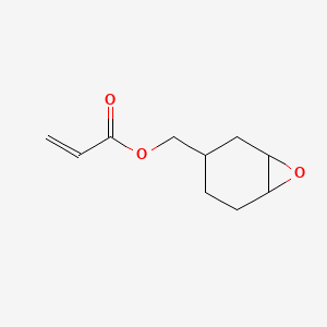 Chemical structure of 7-Oxabicyclo[4.1.0]heptan-3-ylmethyl acrylate