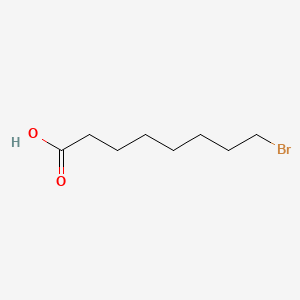 Chemical structure of 8-Bromooctanoic acid