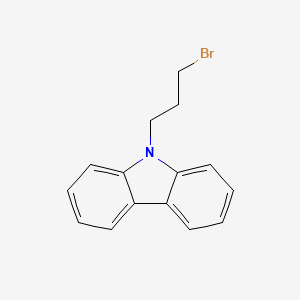 Chemical structure of 9-(3-Bromopropyl)carbazole