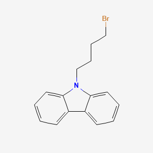 Chemical structure of 9-(4-Bromobutyl)-9H-carbazole