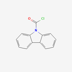 Chemical structure of 9-(Chlorocarbonyl)-carbazole