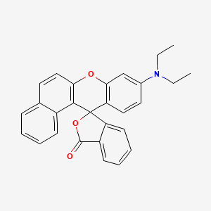 Chemical structure of 6-Diethylamino-1,2-benzofluoran