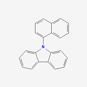 Chemical structure of 9-(1-Naphthyl)carbazole