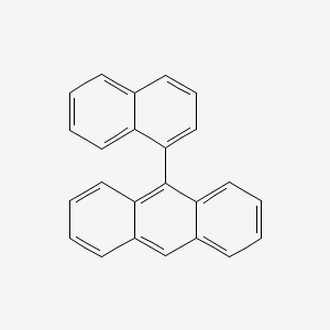Chemical structure of 9-(Naphthalen-1-yl)anthracene