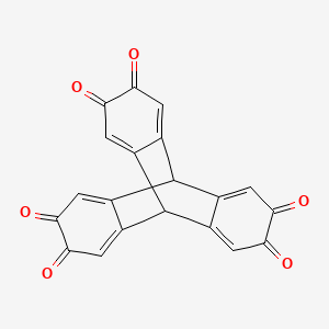 Chemical structure of 9,10-[1,2]Benzenoanthracene-2,3,6,7,14,15(9H,10H)-hexaone