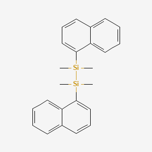 Chemical structure of 9,10-Di(trimethylsilylethynyl)anthracene