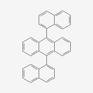 Chemical structure of 9,10-Di(1-naphthyl)anthracene