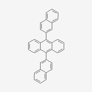 Chemical structure of 9,10-Bis(2-naphthyl)anthracene