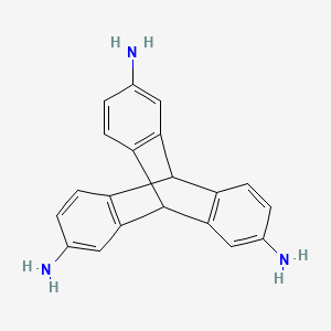 Chemical structure of 2,6,14-Triaminotriptycene
