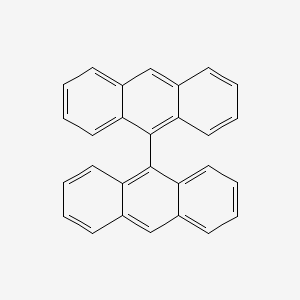 Chemical structure of 9,9'-Bianthryl