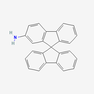 Chemical structure of 9,9'-Spirobi[9H-fluoren]-2-amine