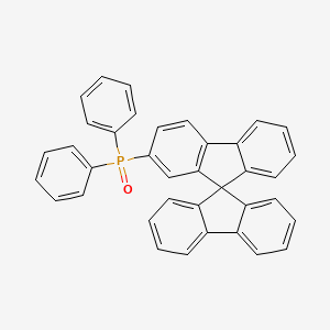 Chemical structure of 9,9'-Spirobi[fluoren]-7-yldiphenylphosphine oxide