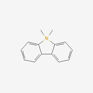 Chemical structure of 9,9-Dimethyl-9-silafluorene