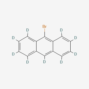 Chemical structure of 9-Bromoanthracene-d9