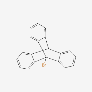 Chemical structure of 9-Bromotriptycene
