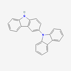Chemical structure of 3,9'-Bicarbazole