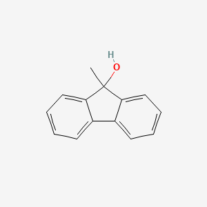 Chemical structure of 9-Methyl-9H-fluoren-9-ol