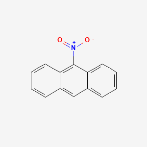 Chemical structure of 9-Nitroanthracene