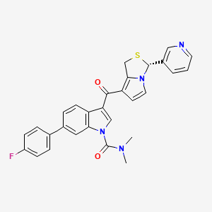 Chemical structure of A-85783