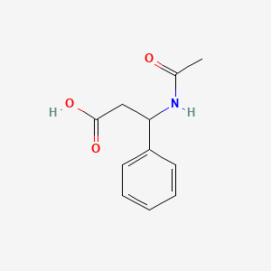 Chemical structure of Ac-DL-β-Phe-OH