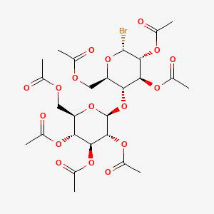 Chemical structure of Acetobromocellobiose