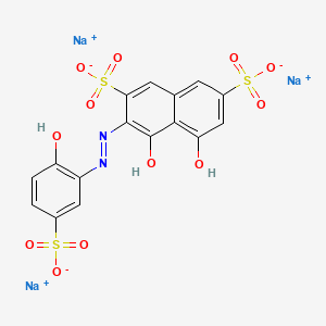 Chemical structure of Acid chrome blue K