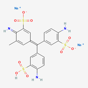 Chemical structure of Acid Red