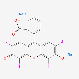 Chemical structure of Acid Red 51