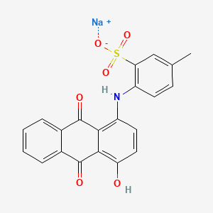 Chemical structure of Acid violet 43