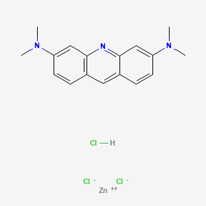 Chemical structure of Acridine Orange (zinc chloride salt)