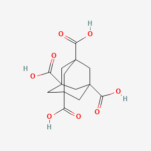 Chemical structure of 1,3,5,7-Adamantanetetracarboxylic acid