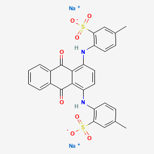 Chemical structure of Acid Green 25