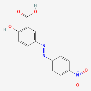 Chemical structure of Mordant Orange 1