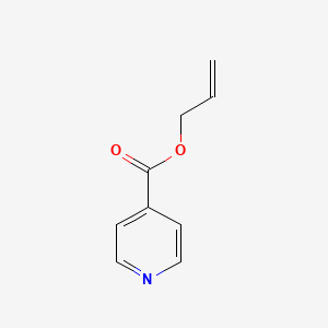 Chemical structure of Allyl isonicotinate