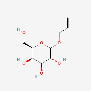 Chemical structure of Allyl galactopyranoside