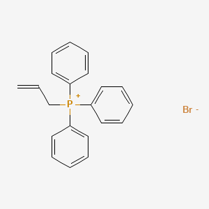 Chemical structure of Allyltriphenylphosphonium bromide