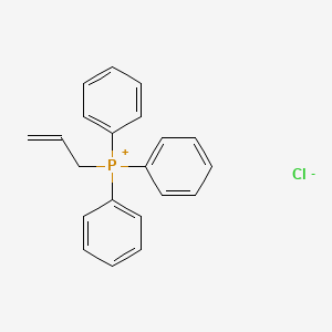 Chemical structure of Allyltriphenylphosphonium chloride