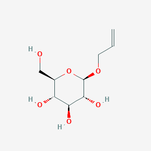 Chemical structure of Allyl-β-D-glucopyranoside
