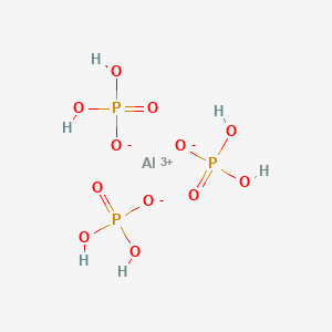 Chemical structure of Aluminium dihydrogen phosphate