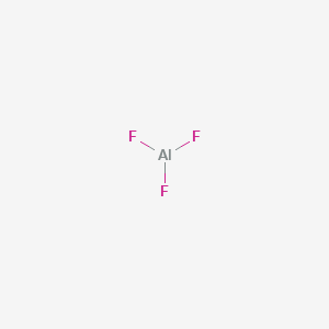 Chemical structure of Aluminum fluoride