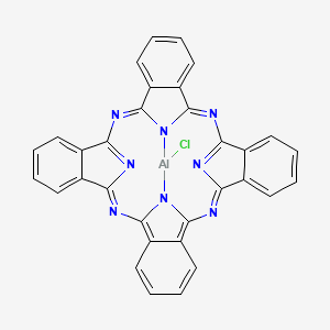 Chemical structure of Aluminum phthalocyanine chloride