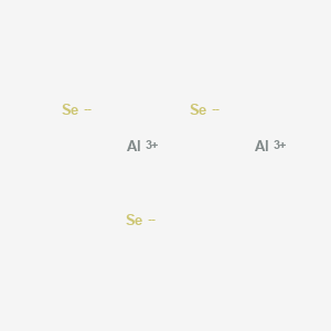 Chemical structure of Aluminum selenide