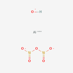 Chemical structure of Aluminum silicate