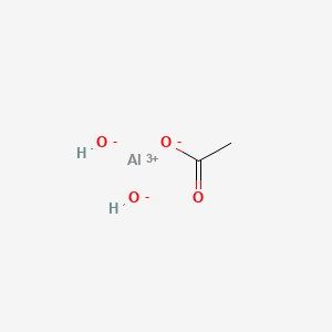 Chemical structure of Aluminumacetate
