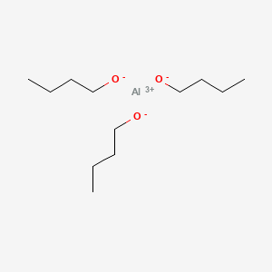 Chemical structure of Aluminum-tri-sec-butoxide