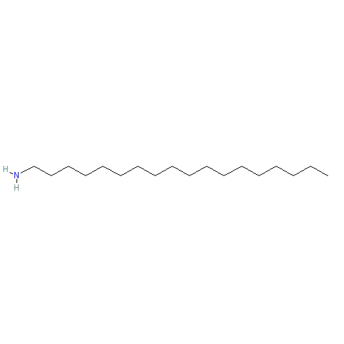 Chemical structure of Amines,hydrogenatedtallowalkyl